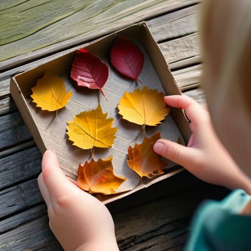 Nature’s Color Palette of backyard sensory finds.