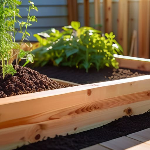 Get Your Hands Dirty building garden beds.