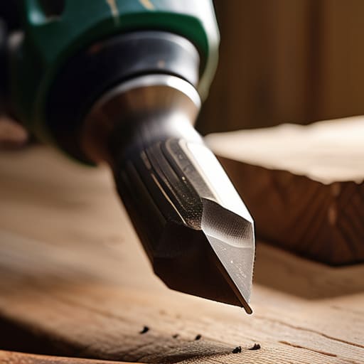 Using a drill for Getting It Done.