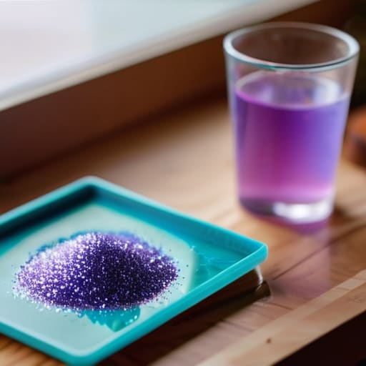 Stop Planning and Start Pouring resin art.