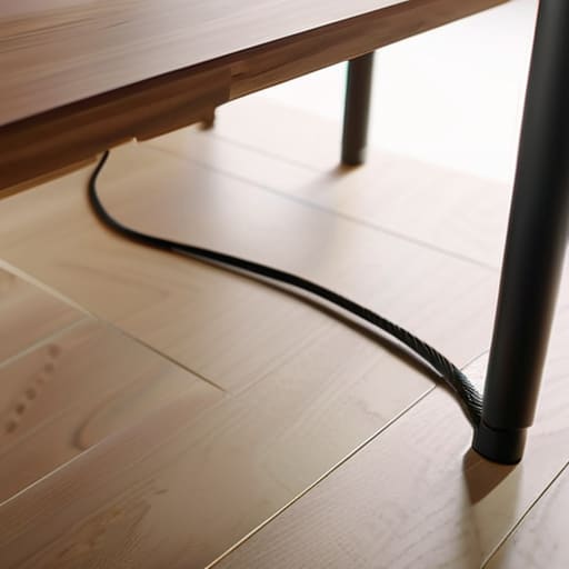 The Bottom Line: functional cable management.