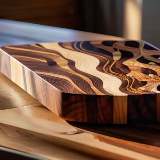 Handcrafted walnut The Classic Cutting Board.